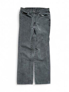 Vintage GWG Black Denim Jeans Classic Straight Leg Men's 32x31 90s Canada